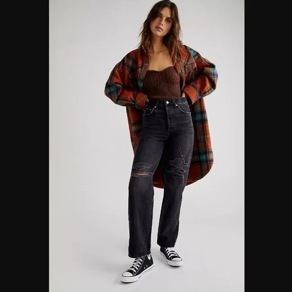 Levi's Black High Rise Jeans - Picture 4 of 4